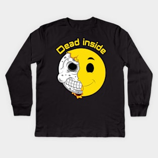 Dead inside Kids Long Sleeve T-Shirt